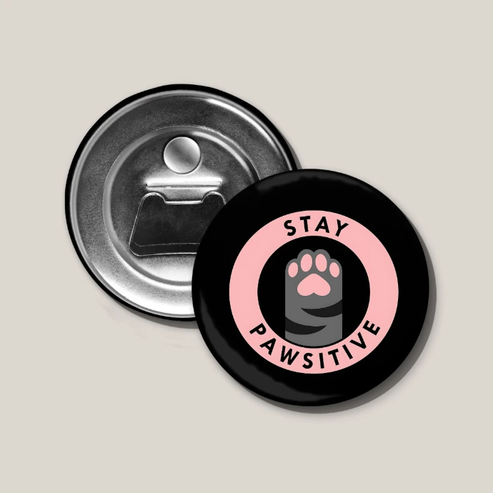 stay pawsitive Sticker