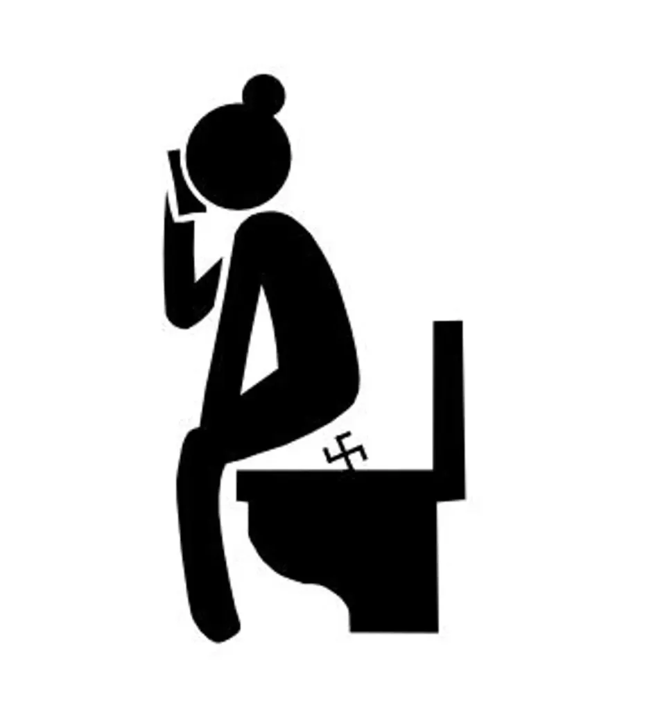 Button - Toilette Kreuz Bild.webp
