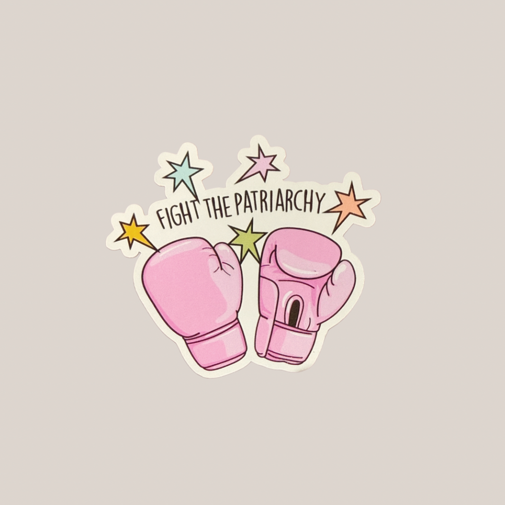 Fight the Patriarchy - Boxhandschuh Design (Vinyl matt)