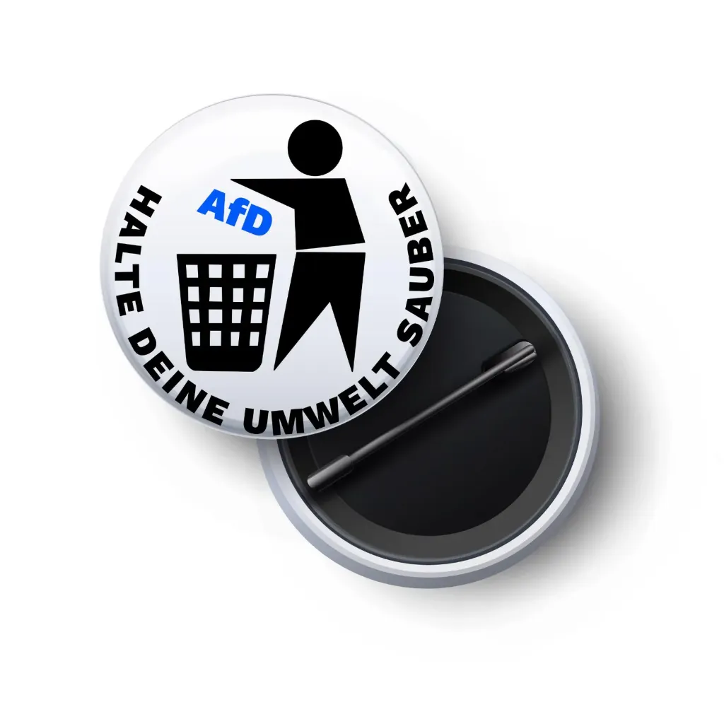Halte deine Umwelt sauber AfD (25mm)