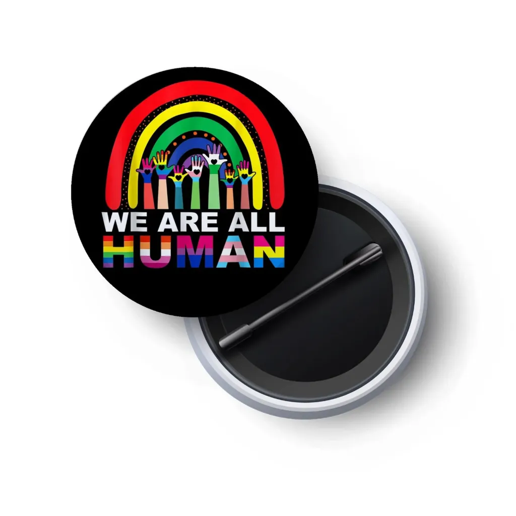 We’re all human Regenbogen (25mm)