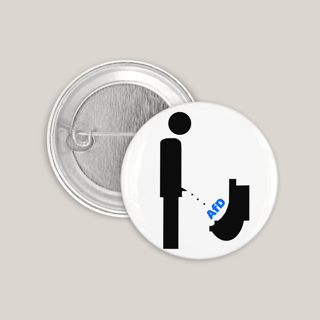 Toilette gegen rechts AFD (25mm)