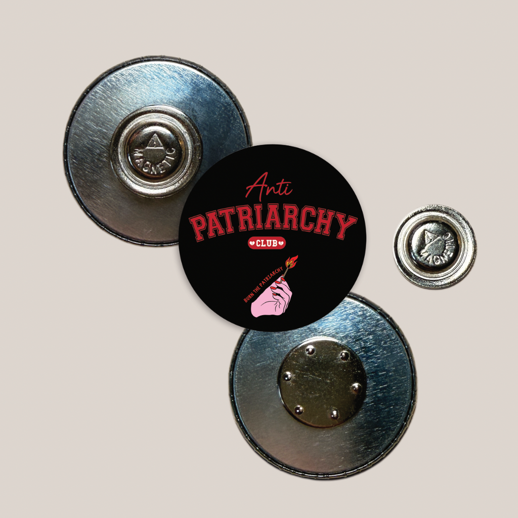 Anti Patriarchy Club Feminismus (25mm)