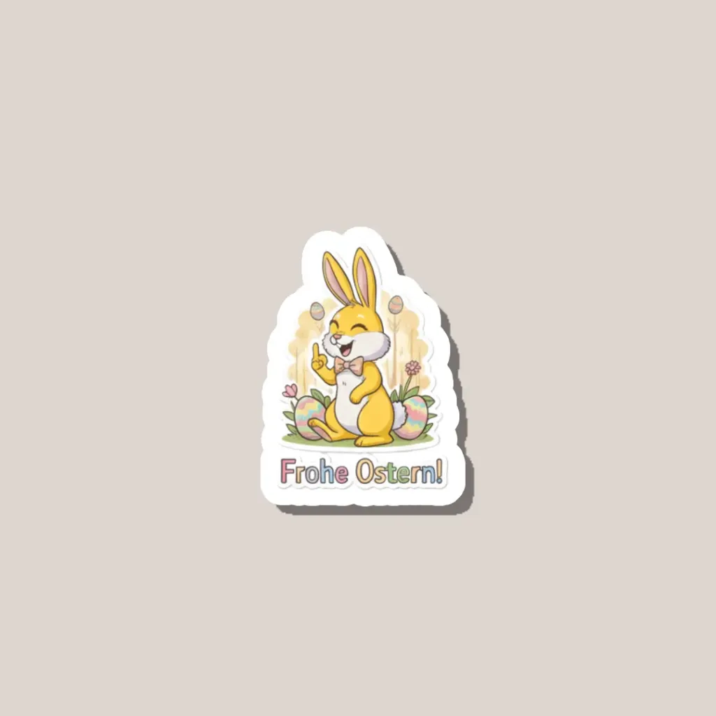 FCK Bunny gelb (Vinyl matt)