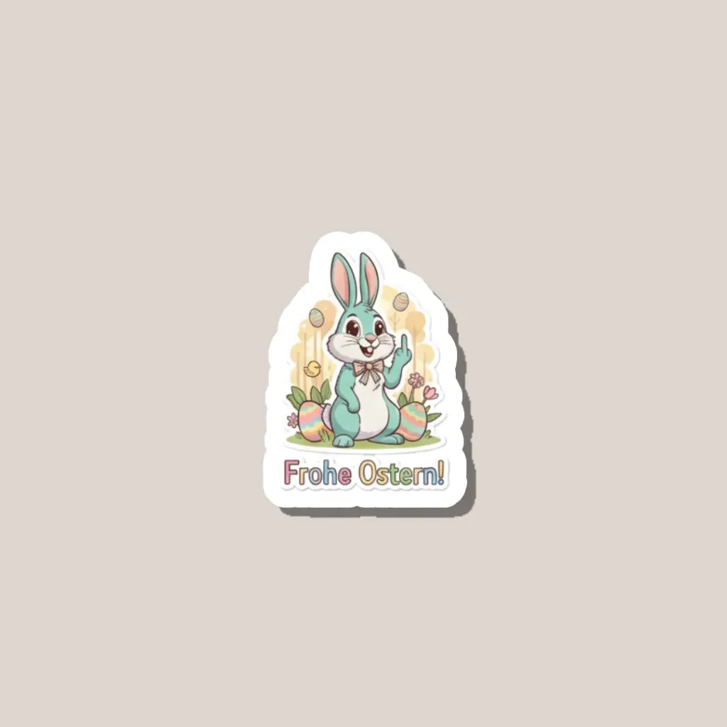 FCK Bunny grün (Vinyl matt)