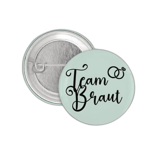Team Braut Button Hochzeit